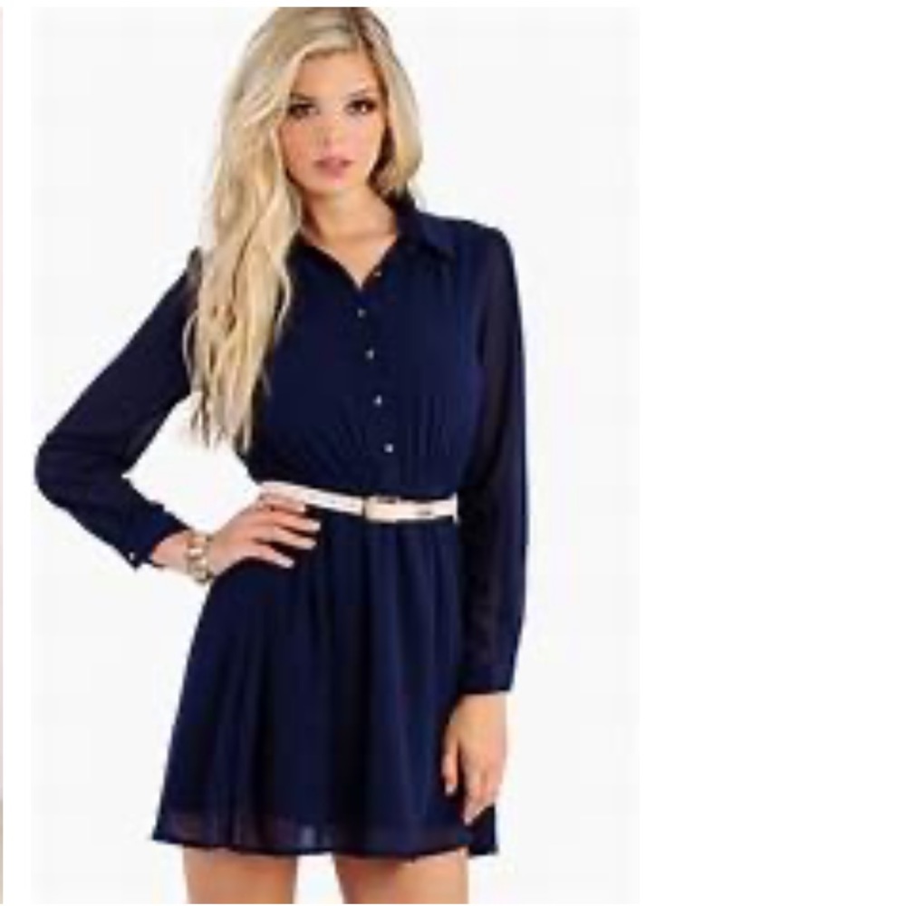 EUC TOBI Navy Dress Size Small